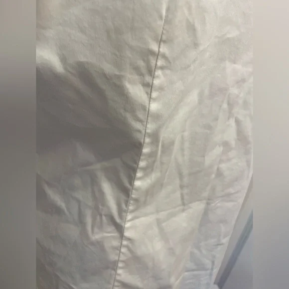 Lafayette 1448 New York off White Ruffle Short Sleeved Blouse size 12 - Picture 5 of 11